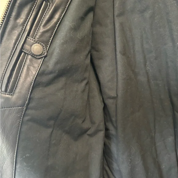 Brand New Never Worn Chevignon Teddy Cuir B-Ted Homme Marine Soft Leather Jacket - Picture 6 of 13